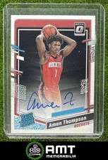 Amen Thompson 2023-24 Panini Donruss Optic Rated Rookie Auto Rockets