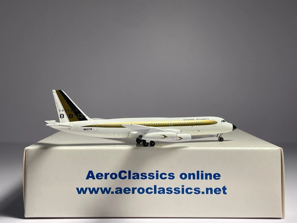 Aeroclassics 1:400 General Dynamics Convair CV-880 N801TW house colors AC90405 - Image 2 of 2