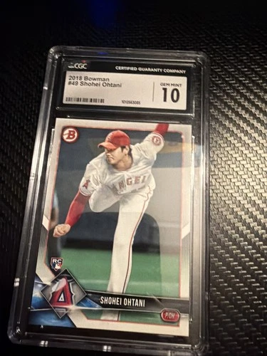 2018 Bowman #49 Shohei Ohtani CGC 10 Gem Mint RC