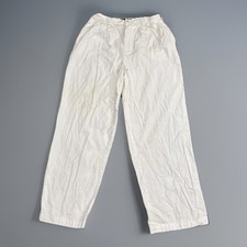 Vintage 80s Polo Ralph Lauren White Cotton Pants Size 12