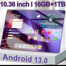 Tablette Android 5G WiFi 10 Pouces 1TO ROM Puissante Double SIM NEUF