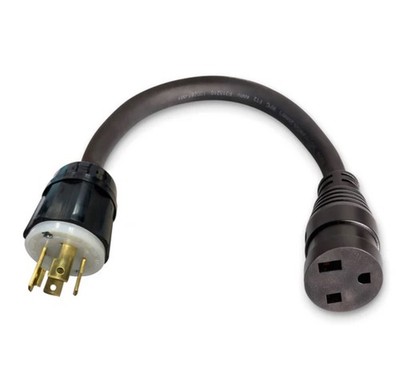 Miller 301489 Twist Lock Adapter Cord L14-30P to 6-50R 230V