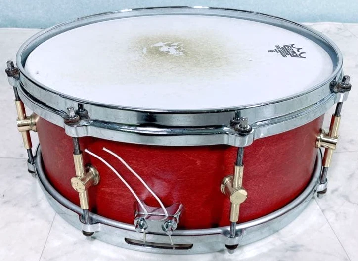 Малый барабан CANOPUS MO-1455 с масляной отделкой из клена 14 дюймов x 5,5 дюйма сделано в Японии - Изображение 3 из 4