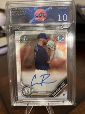 2019 Bowman Chrome CAM ROEGNER AUTO #CPA-CR Marlins