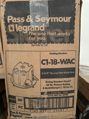 Pass and Seymour Round Cut in box