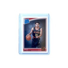 2018-19 TRAE YOUNG Panini Donruss 'Rated Rookie' RC NBA Basketball Card #198. rookie card picture