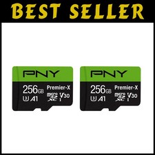 Fast 100MB/s Read Speed 256GB MicroSDXC - 2 Pack