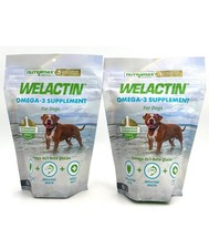  Lot of 2 Nutramax Welactin Omega 3 Fish Oil Soft Chew For Dogs 60 Ct-free ship