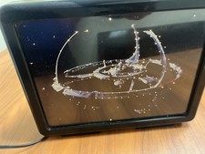 Vintage Star Trek Deep Space Nine Fiber Optic Picture Tested And Working