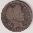 1898 P BARBER QUARTER DOLLAR 90% SILVER PENNSYLVANIA .25¢ UNITED STATES AMERICA