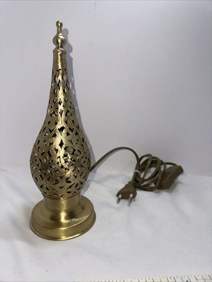 Brass Lamp Flip Switch Untested Moroccan light