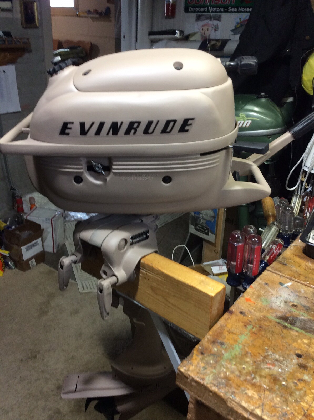 Evinrude Ducktwin 3 hp Outboard Boat Motor eBay