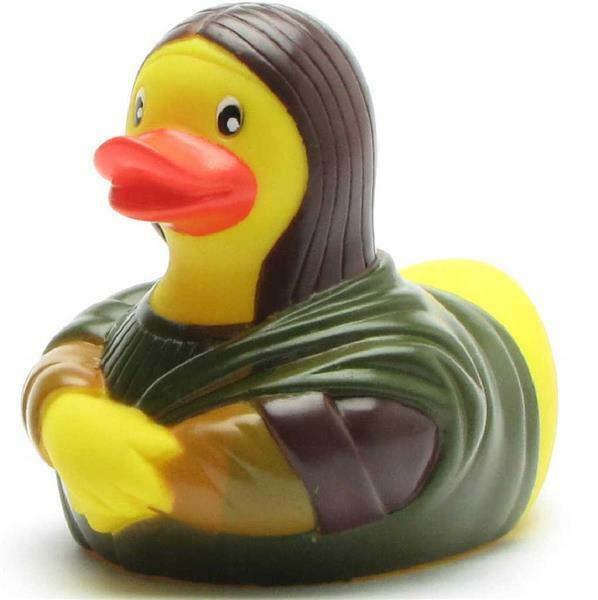 Rubber Duck Bath Duck Mona Lisa Ducky Rubber Duckie