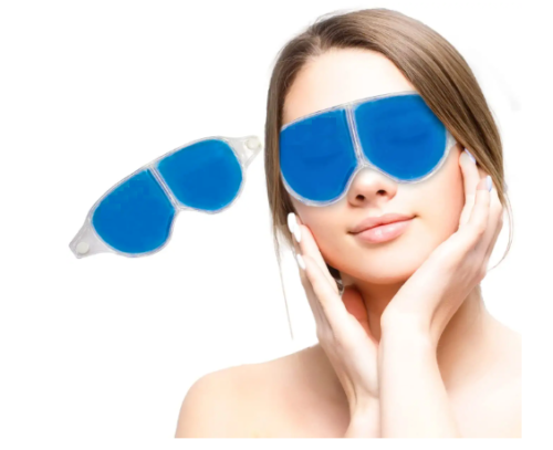 Eye Mask with Cooling Gel for Dark Circles, Dry Eyes, Cooling Eyes, Pain Relief-image