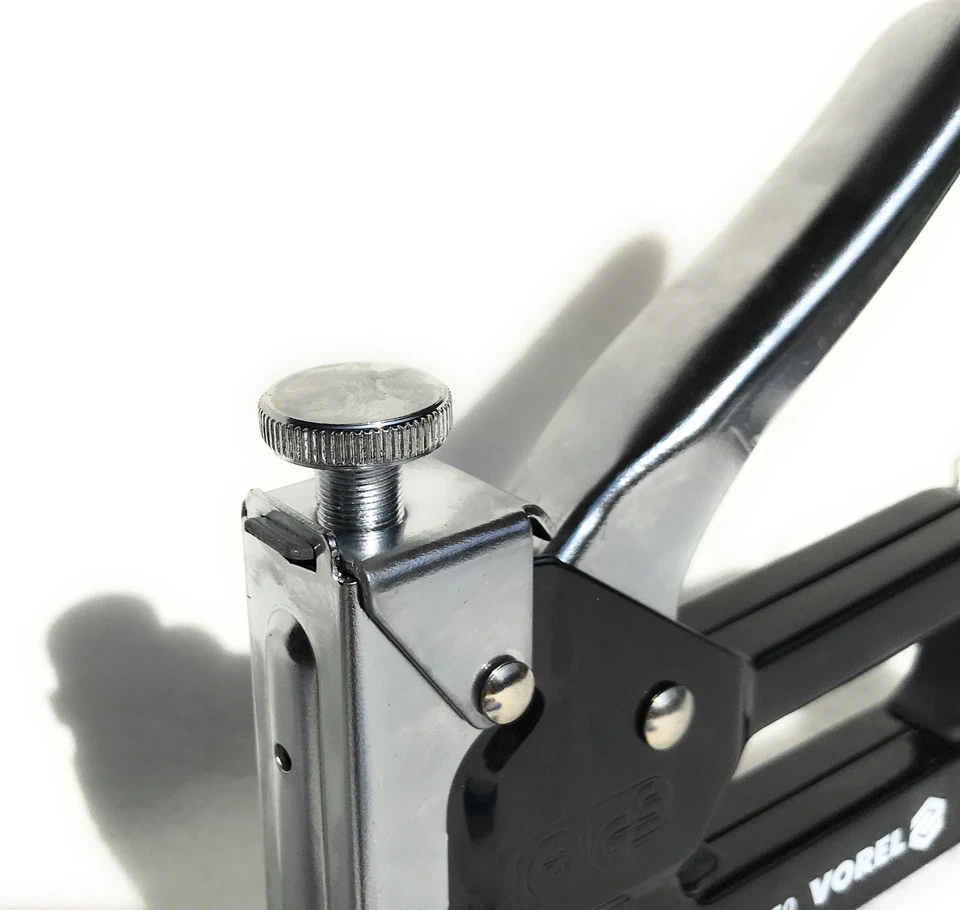 Tacker VOREL Handtacker Set Hefter + 6000 Klammern Nägel Nagler Klammergerät - Bild 3 von 4