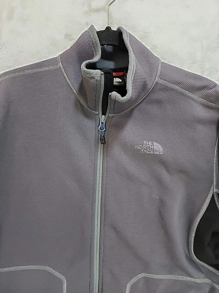 The North Face Men's M Millerton Insulated Gray Zipup Jacket - Image 2 of 4