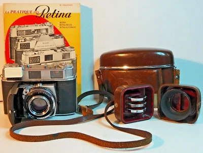 KODAK RETINA IIIC (TYPE 028) SCHNEIDER RETINA XENON C 2/50 MM + FILTRES / PARE-S - Photo 1/4