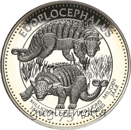 DINOSAURI ANIMALI PREISTORICI achats SERIE 24 MEDAGLIE PROOF