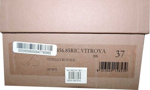 Gianvito Rossi Pointed Toe Pumps Piper in ROYALE BURGUNDY Block Heels Sz 37 - Picture 8 of 8