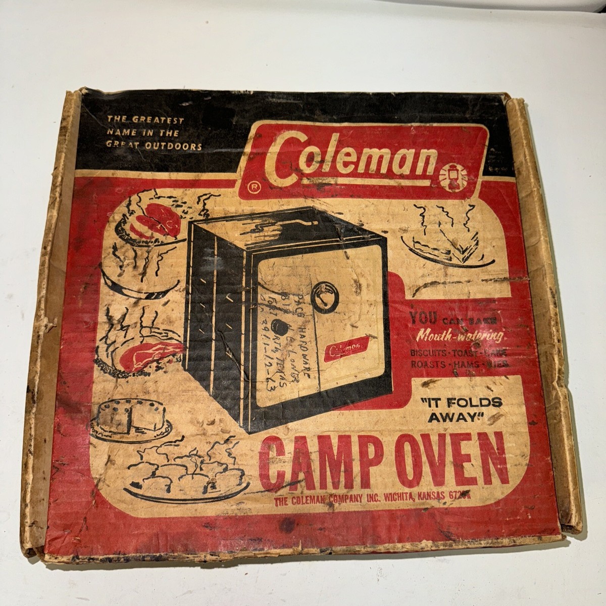 Vintage Coleman #5010A700 Camp Oven Foldable. Used Once