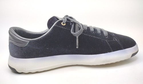 Cole Haan Women's Grand Pro Velvet Fashion Sneakers Size 7.5 B Black W08155 - Picture 5 of 12