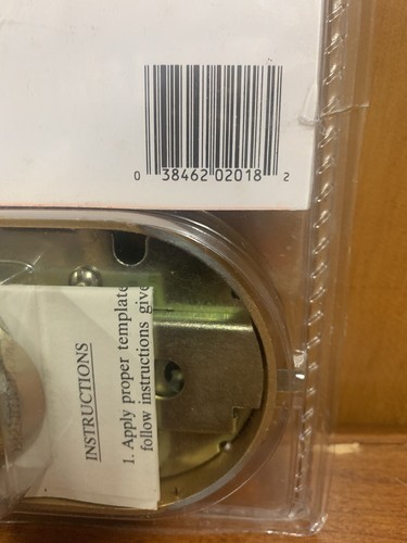 Jimmy Proof Door Lock Wright V385BR New Never Opened. 2B - Picture 10 of 15