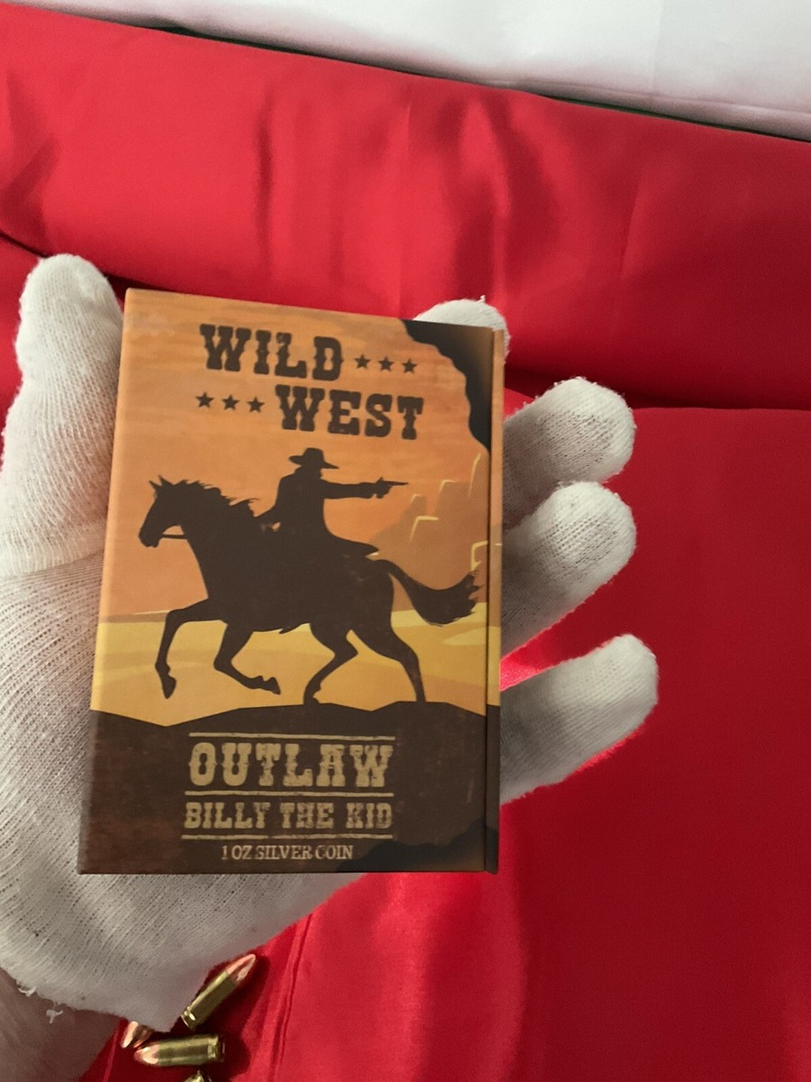 2023 Niue Nzmint Wild West Outlaw :Billy The Kid 1oz Silver #101