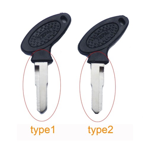 2XBlank Uncut Key for Some Scooter Moped BAOTIAN BENZHOU JINLUN CHINESE TY02LEFT - Picture 3 of 7