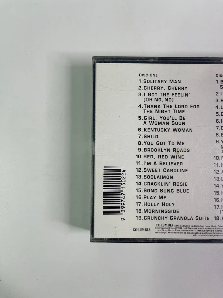 Neil Diamond The Greatest Hits 1966-1992 Solitary Man набор из 2 дисков - музыкальный компакт-диск - Изображение 4 из 4