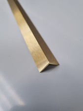 Brass Angle L Shaped Brush Polished 20mm Multiple Lengths Available CZ130