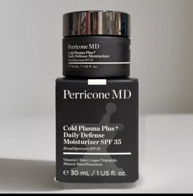 Perricone MD Cold Plasma Plus+ Daily Defense Moisturizer SPF 35- 1 oz Ex 12/25