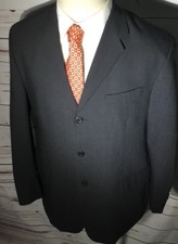 Mens DKNY Gray Blazer Sport Coat US 42R Jacket Excellent condition