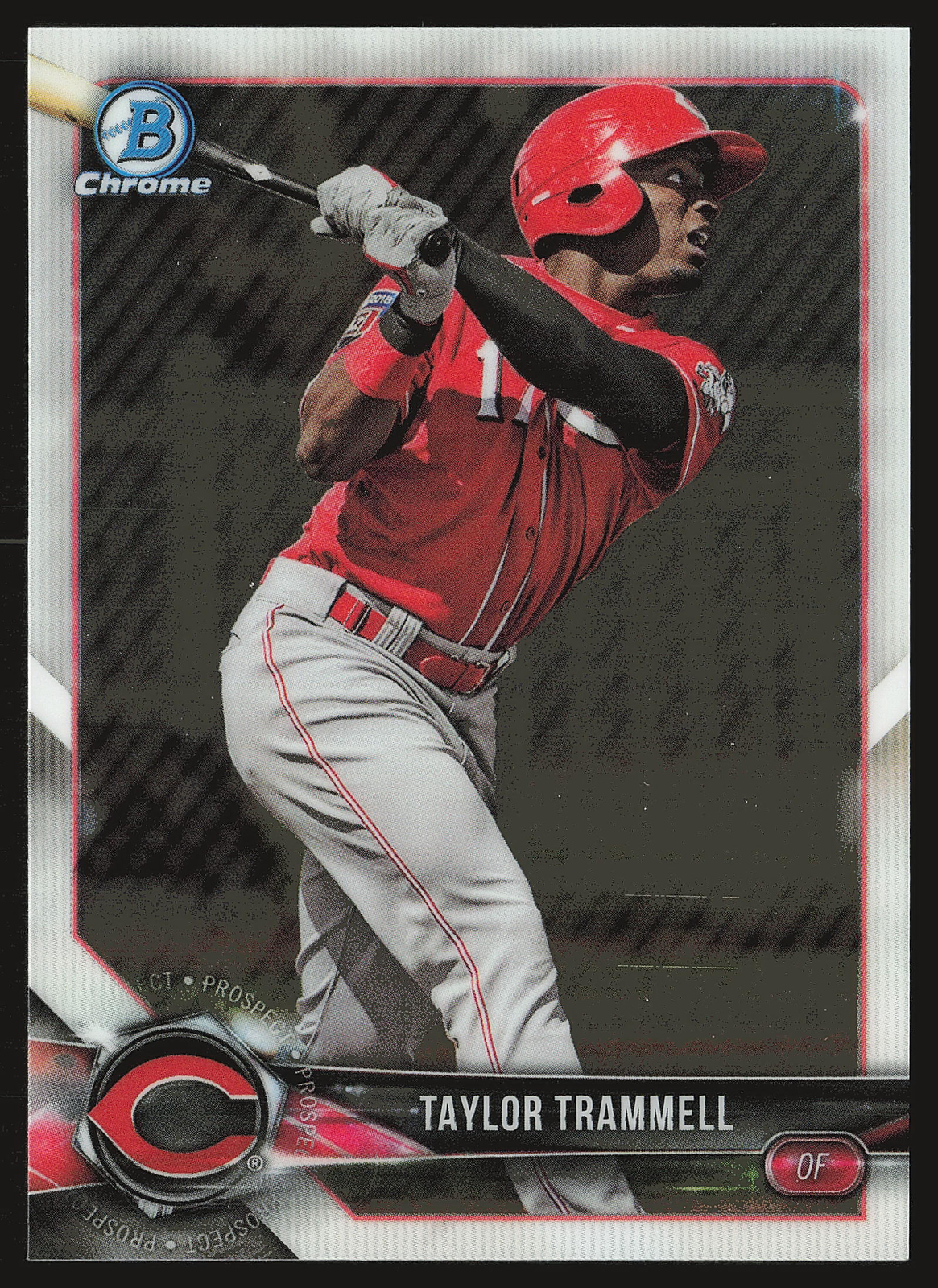 2018 Bowman Chrome #BCP156 Taylor Trammell Prospects