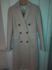 Lk Bennett Caleste Wool Coat Size Xs 6 In Oatmeal.