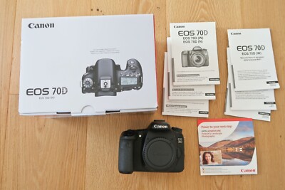 Canon EOS 70D 20.2 MP SLR-Digitalkamera DEFEKT, FAULTY