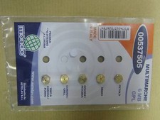 jeu de 5 injecteurs propane / butane universel diamètre Ø 6mm pas fin