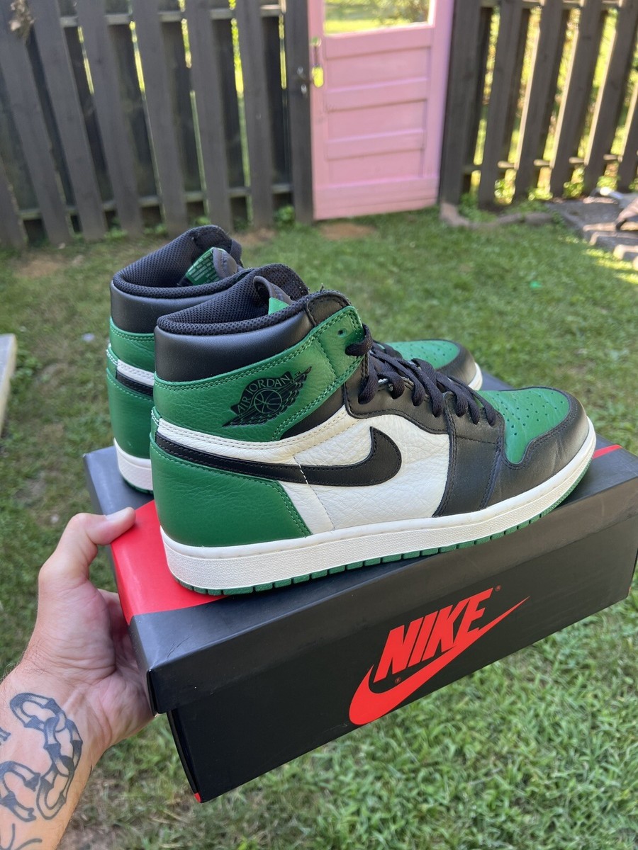 Air Jordan 1 Retro High Pine Green Size 10.5 555088-302 | eBay