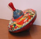 Vintage Ohio Arts Spinning Tin Top