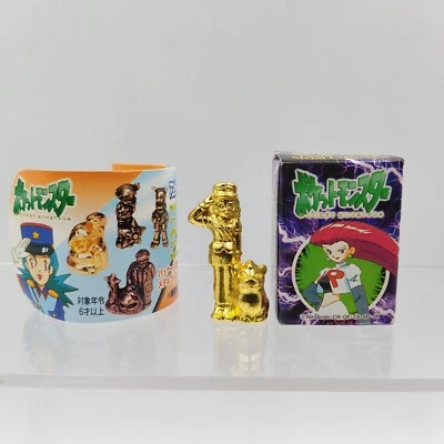 1999 Nintendo Pokemon Jenny & Growlithe Gold Metal Collection Anime Figure - Photo 1/4