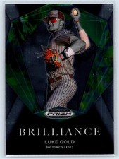 Luke Gold 2022 Panini Prizm Draft Picks Brilliance Boston College Eagles #BR-LG