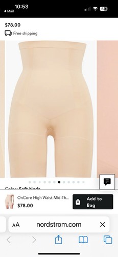 Spanx Suit Your Fancy Mid-Thigh Bodysuit Plunge | Corrigerende body met open rug - SPX 10157R