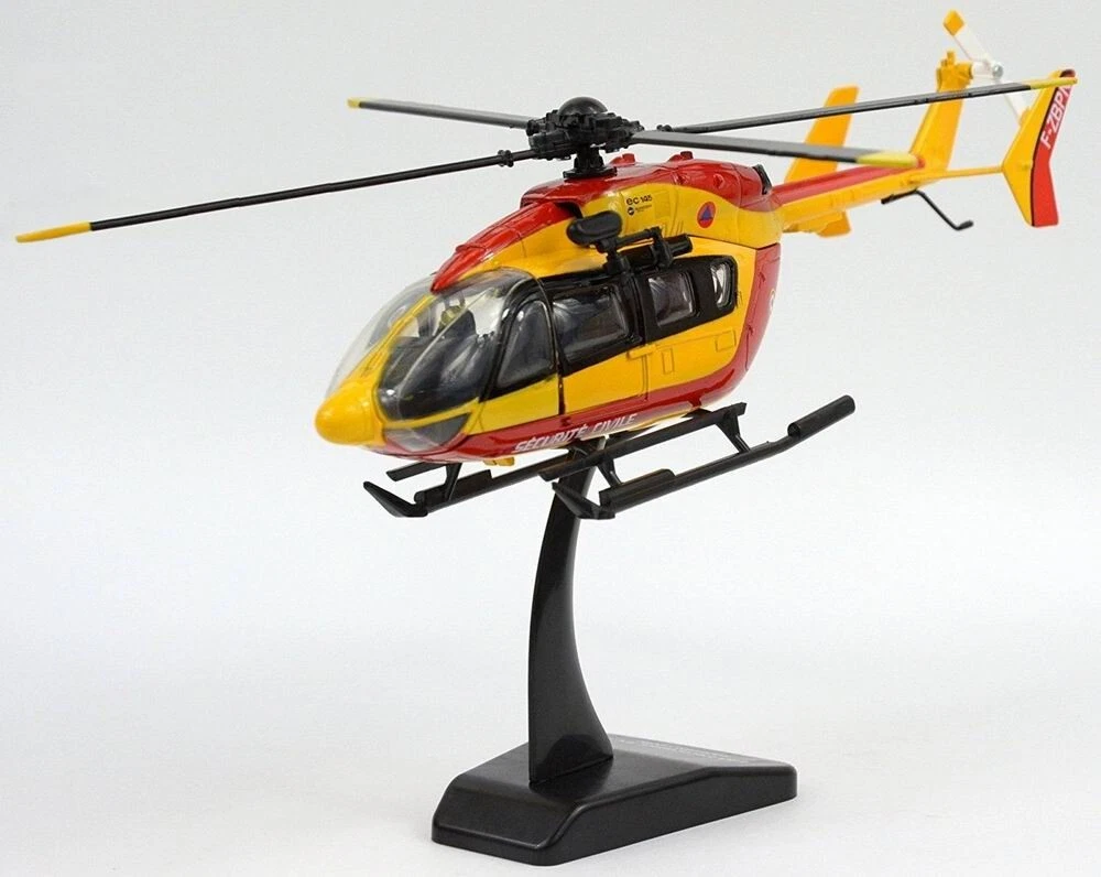 Maquette Hélicoptère EC-135 Gendarmerie Nationale – Échelle 1/43, 24 Cm, Métal Et Plastique, Finitions Soignées