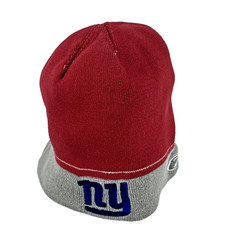 NY Giants Beanie Red & Grey Reebok NFL New Yo...