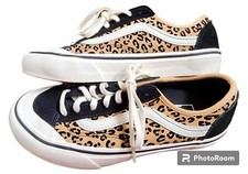 Vans Style 35 Decon SF Unisex Leopard Suede Sneakers Size EU 37 Women 7