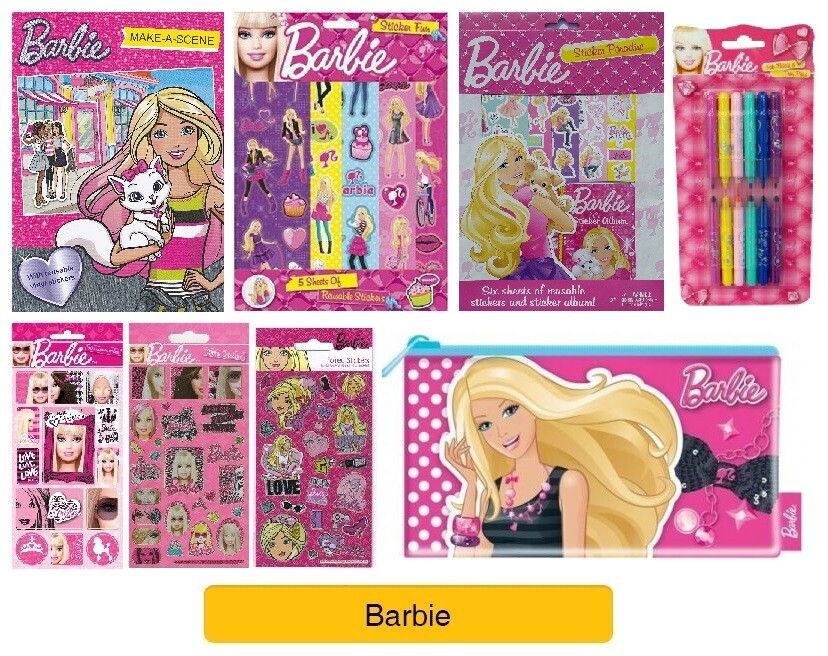 barbie sticker activity book