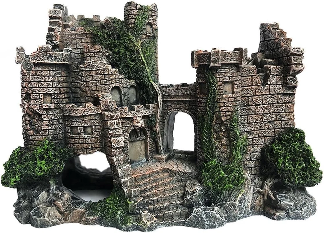 Aquarium Ornaments Resin Castle Decorations Fish Tank Supplies Accessories Eco-F
Opens in a new wind