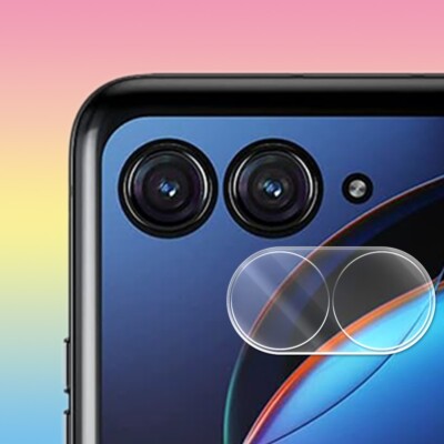 Heavy-Duty Explosion-Proof Smooth Camera Lens Protector for Motorola Razr+ 2023