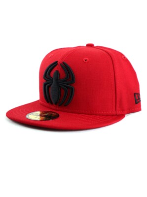 New Era Spider-Man 59fifty Custom Fitted Hat Size 7 1/4 Marvel