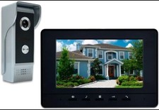 7 Inches Video Doorbell Door Phone System HD Camera Kits Support Unlock