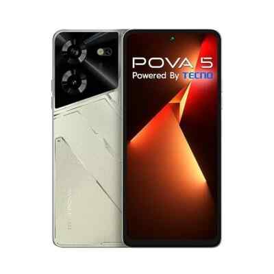 TECNO Pova 5 4G (Gold 8GB RAM,128GB)50MP AI Camera 6.78  NFC Global Version